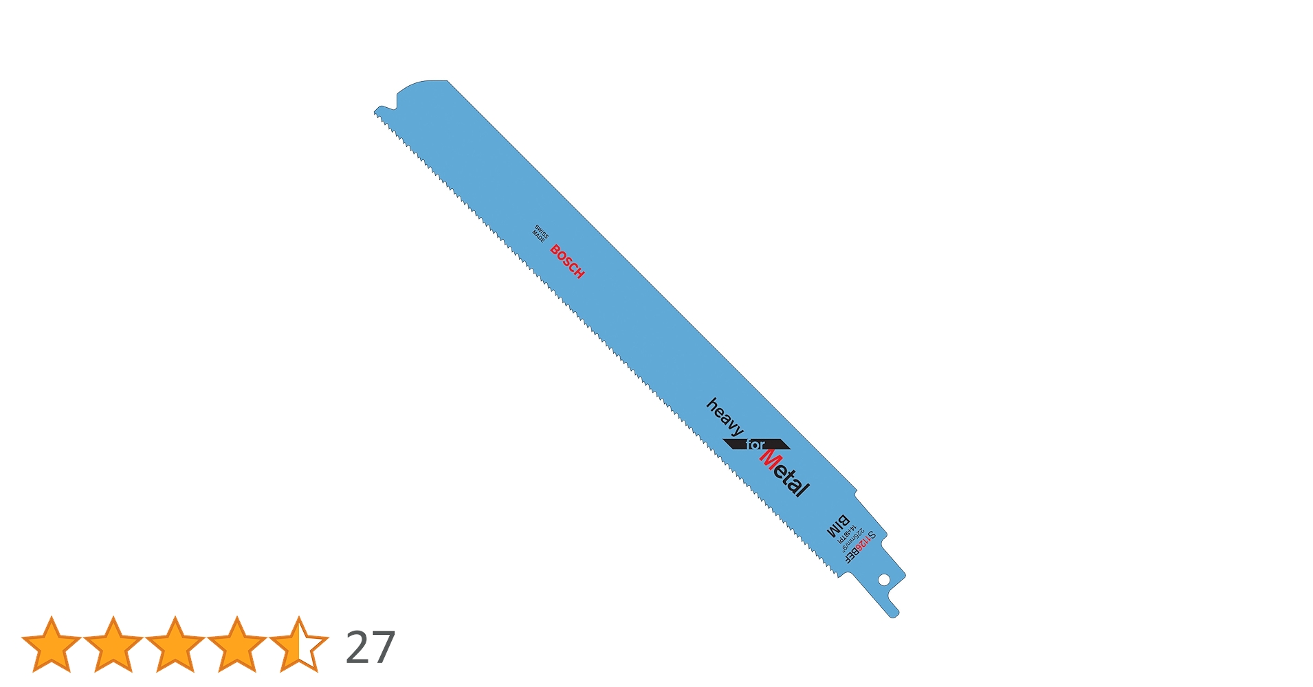 Amazon | BOSCH(ボッシュ) 金属用セーバーソーブレード5本組 S1126BEF